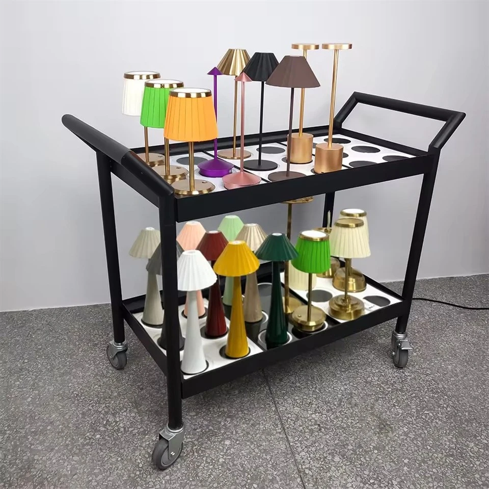 Wireless Charging Handcart Portable Table Lamp Multi-Charging Restaurant price